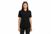 Slidstærk sort dame polo t-shirt