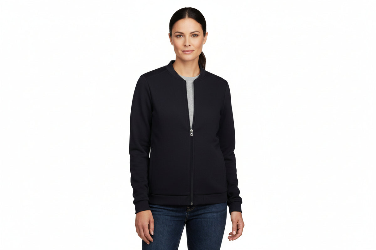 Slidstærk navy damecardigan