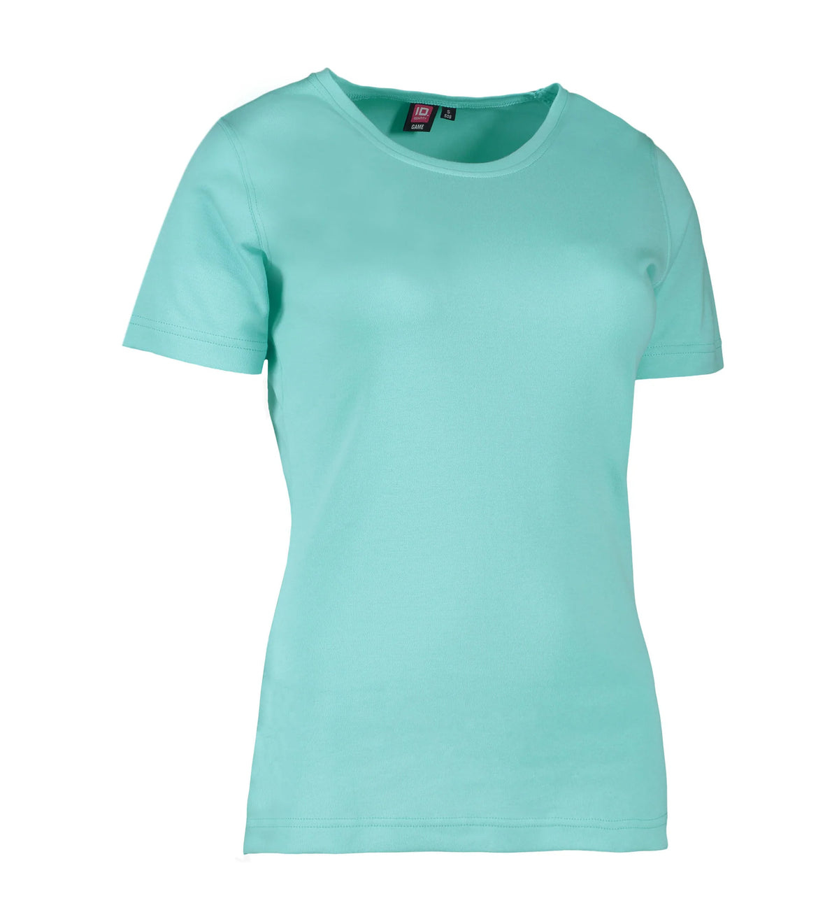 Mint farvet dame t-shirt med rund hals