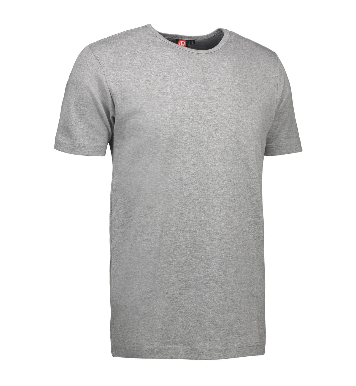 Grå t-shirt med rund hals til mænd