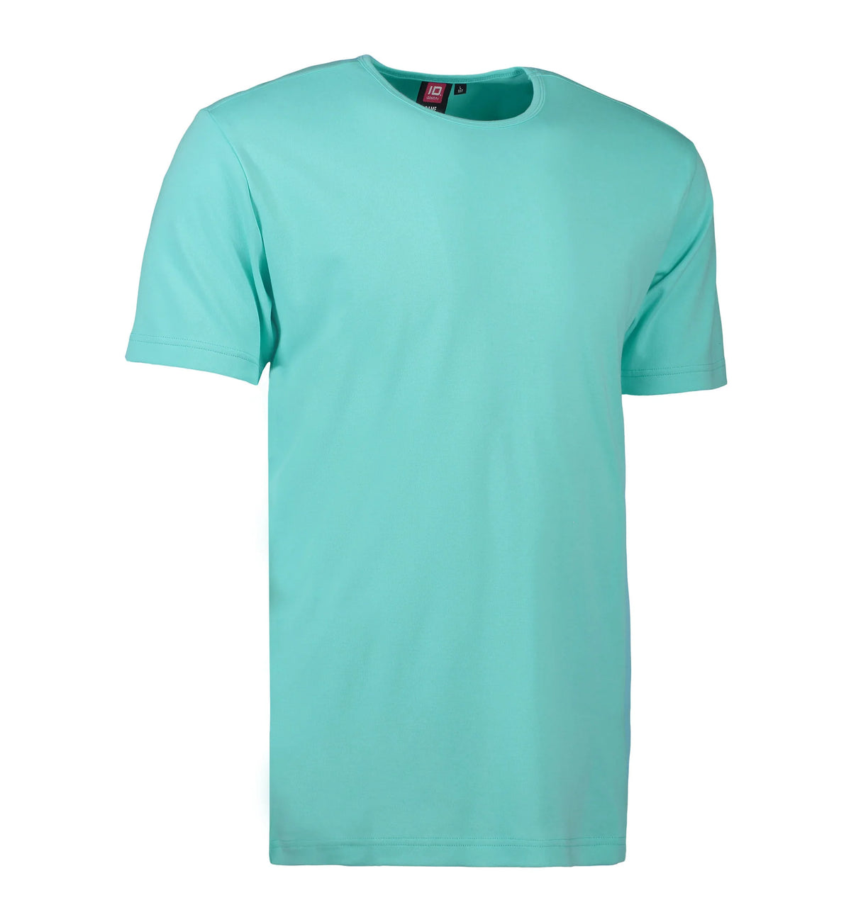 Mint farvet t-shirt med rund hals til mænd