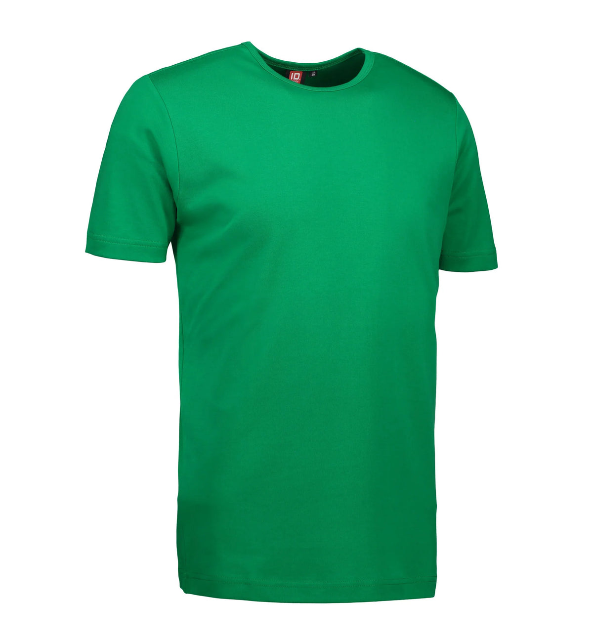 Grøn t-shirt med rund hals til mænd
