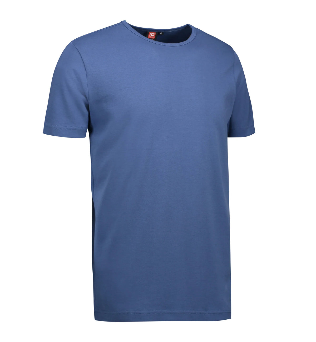 Indigo farvet t-shirt med rund hals til mænd