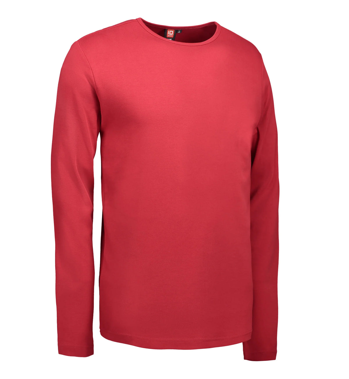 Rød langærmet t-shirt til mænd