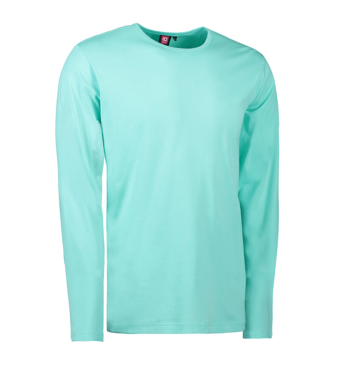 Mint farvet langærmet t-shirt til mænd