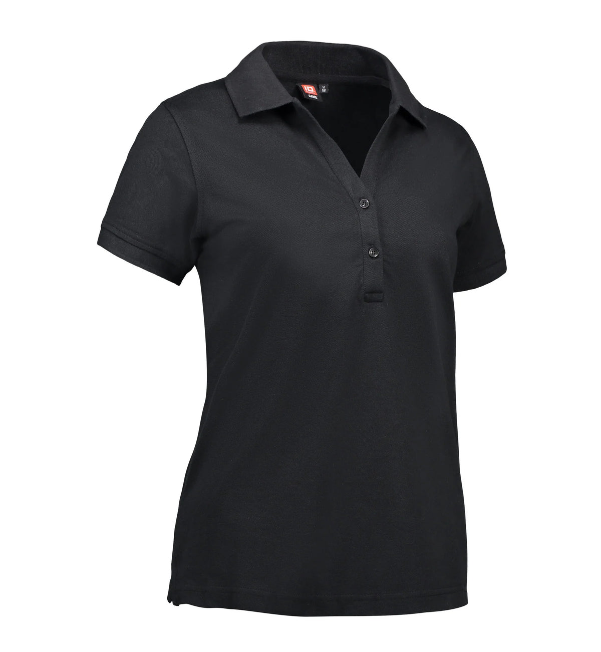 Polo t-shirt til damer i sort