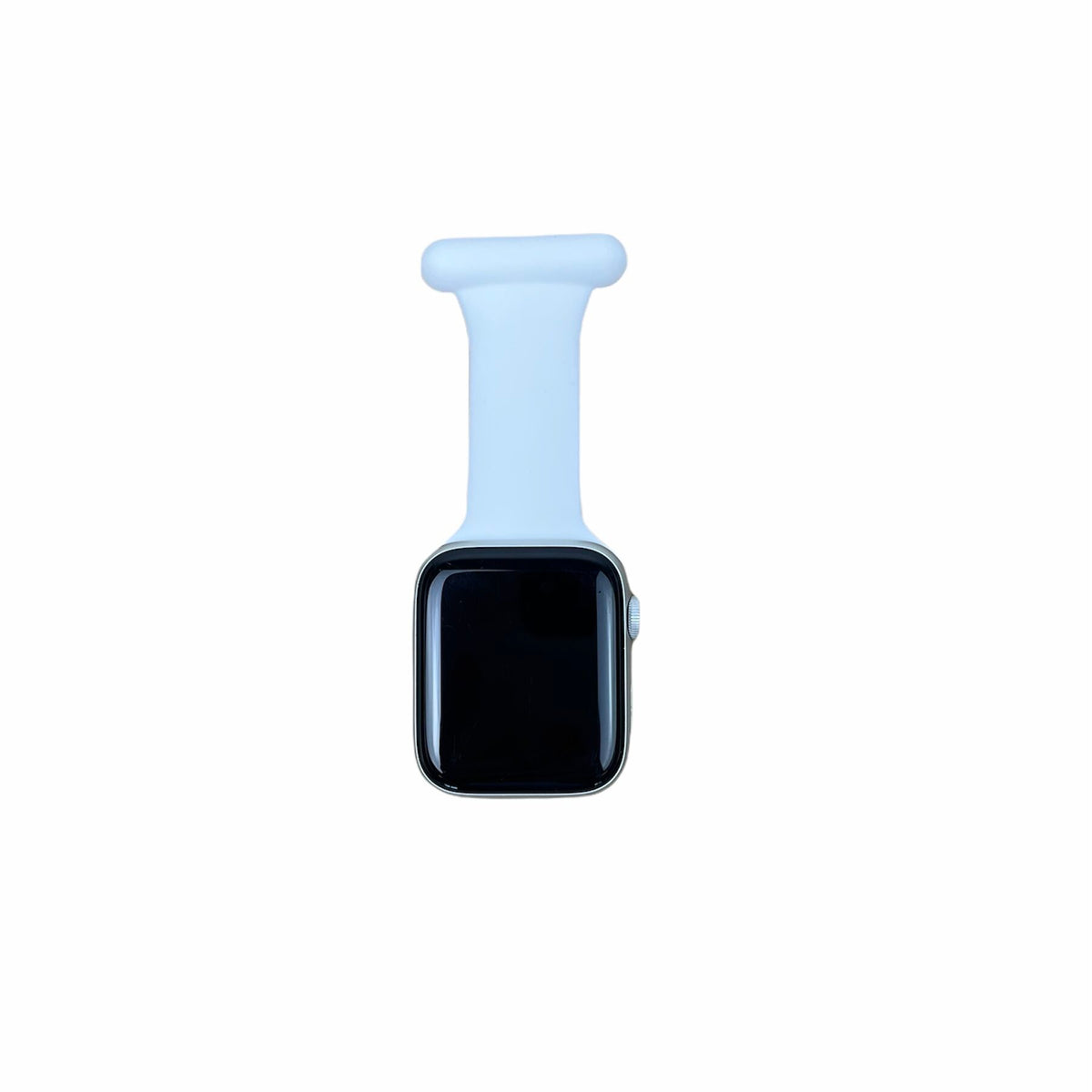 Hvid sygeplejesilikone rem til Apple Watch