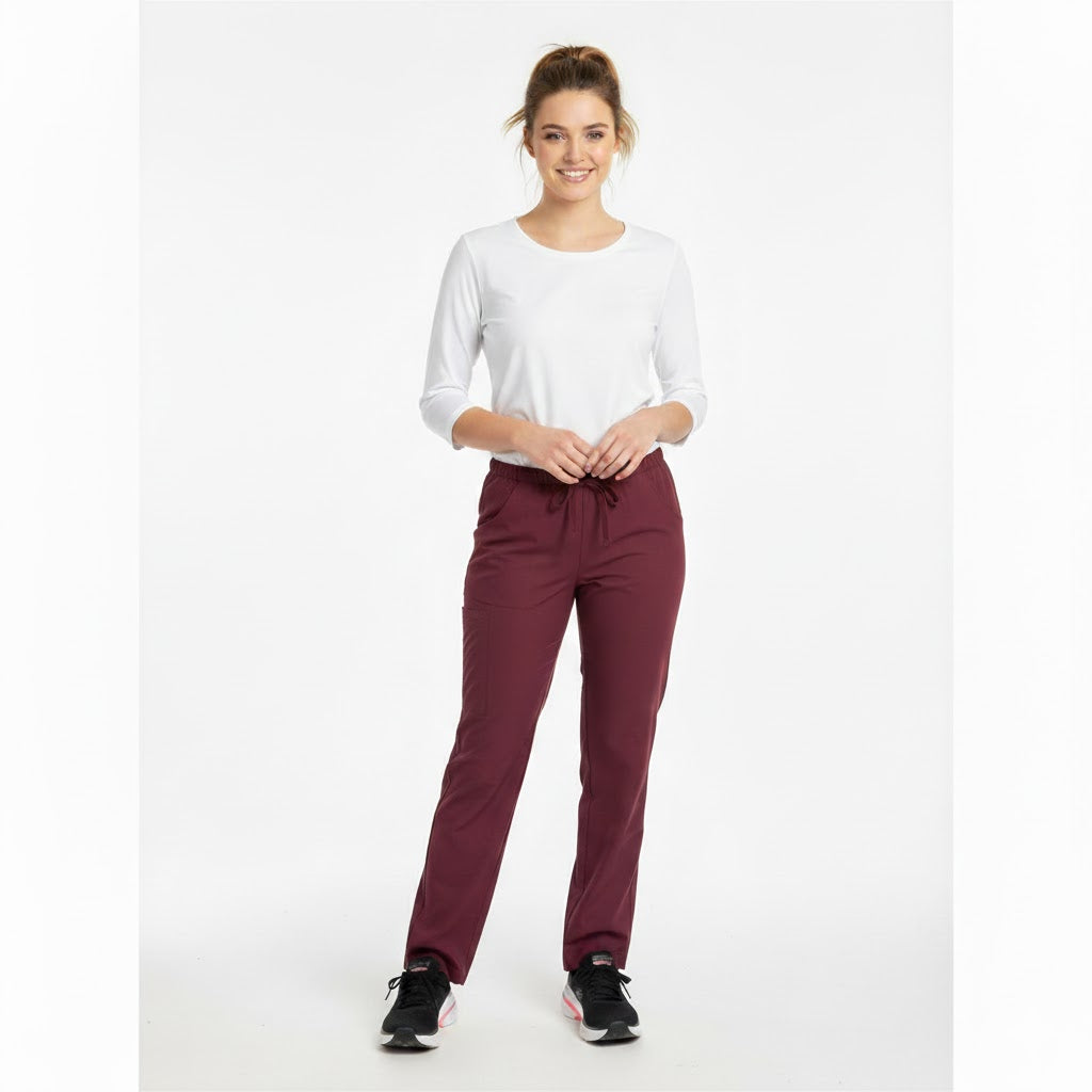 Nybo Bordeaux Unisex Heart Pull-on Bukser, Slidstærk, Åndbar, Rummelig Pasform