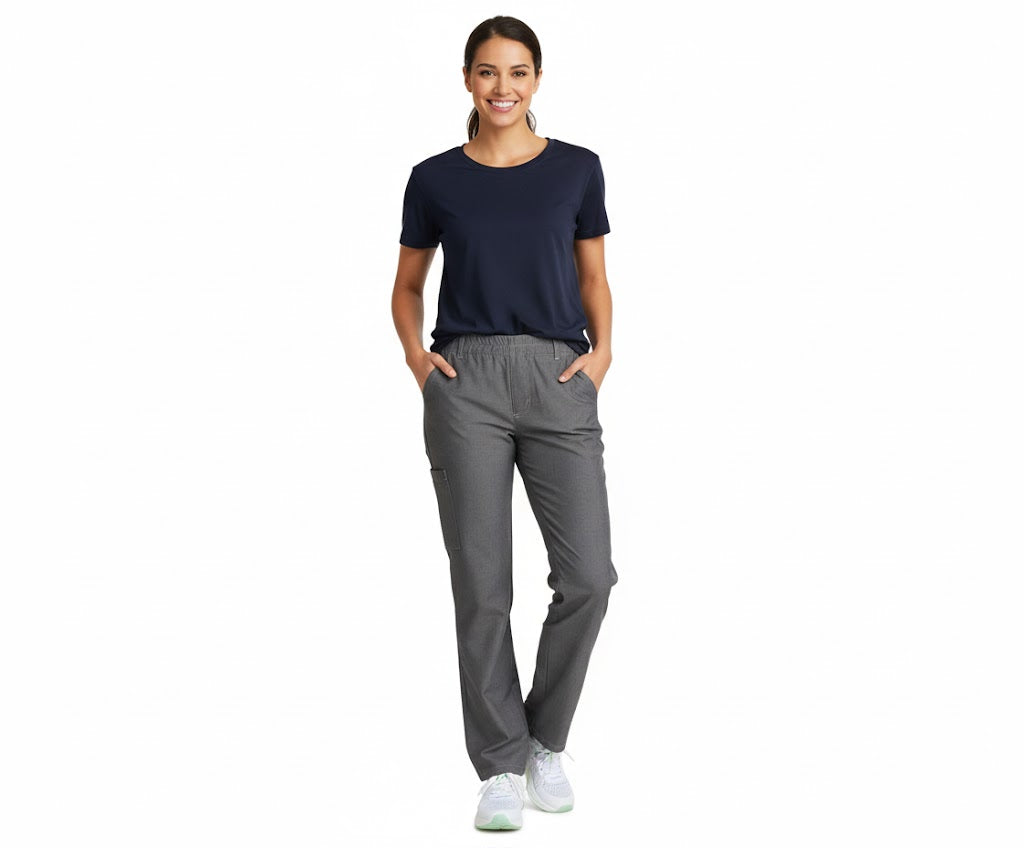 Nybo Grå Dame Bliss Bukser, Pull-on, Optimal Pasform, Stretch