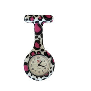 Silikone sygeplejeur i pink leopardmønster