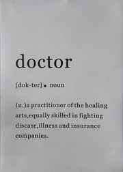Plakat med motivet Doctor