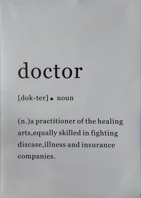 Plakat med motivet Doctor