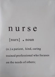 Plakat med motivet Nurse