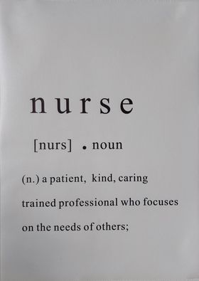 Plakat med motivet Nurse
