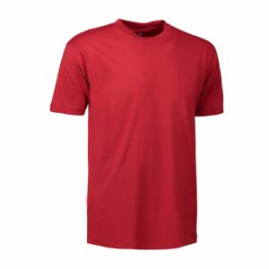 Nybo Rød Herre Basic T-Shirt, Klassisk, Holder Faconen