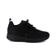 Strikket Gaitline sneaker i sort med sort bund