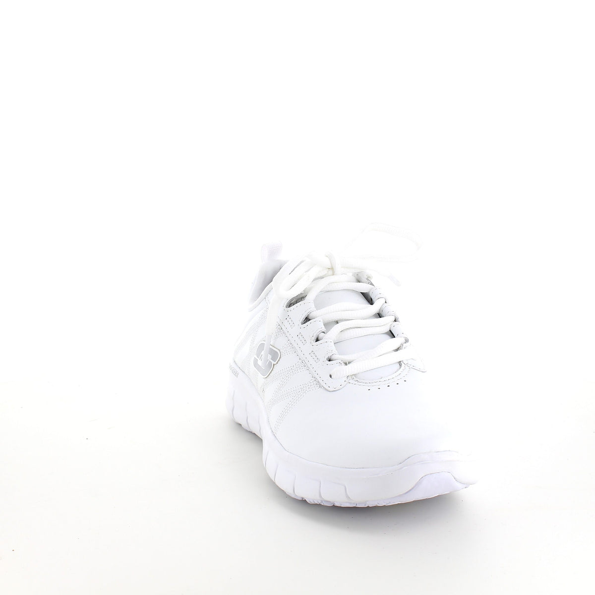 Hvid Skechers work med memory foam