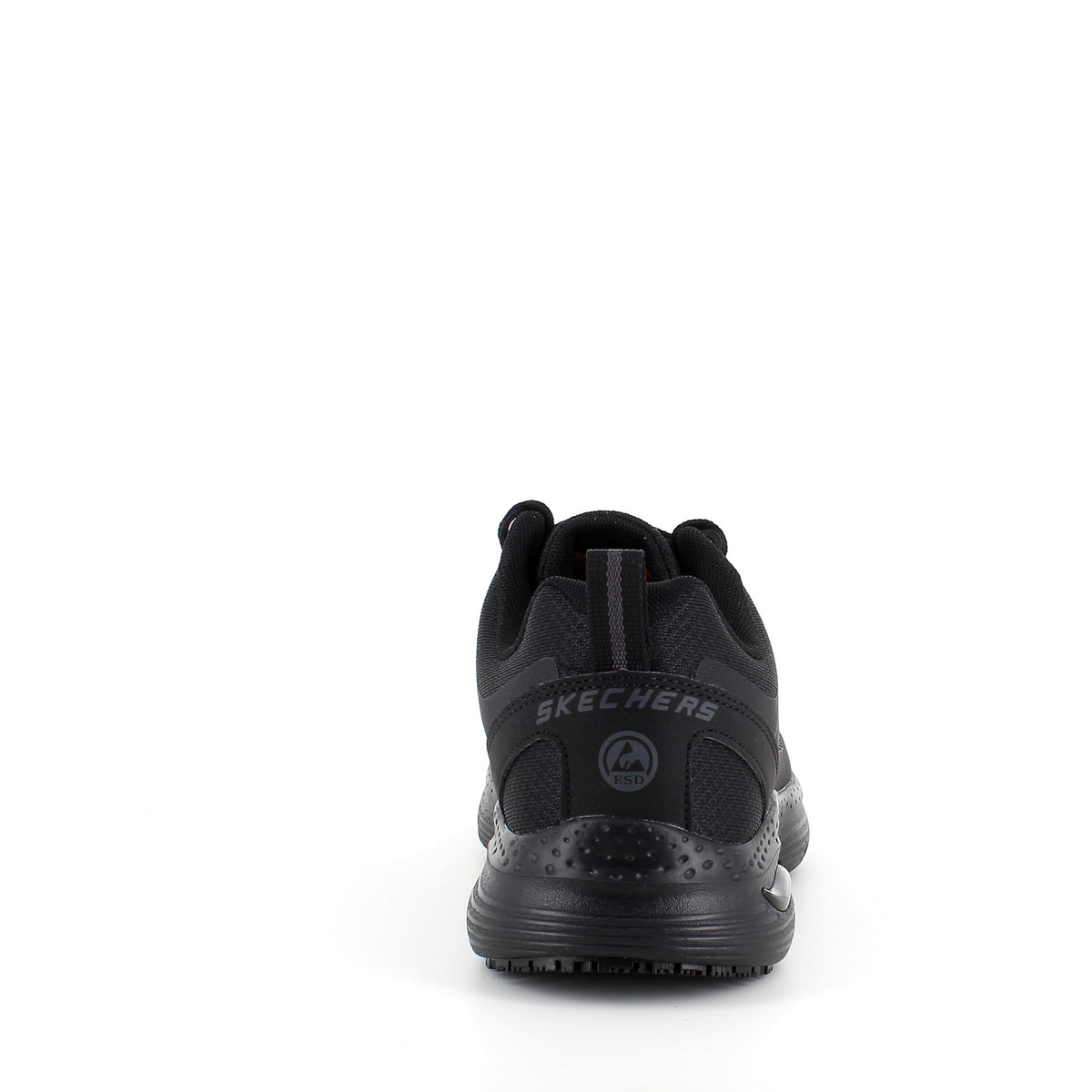 Skechers work sko i sort med svangstøtte