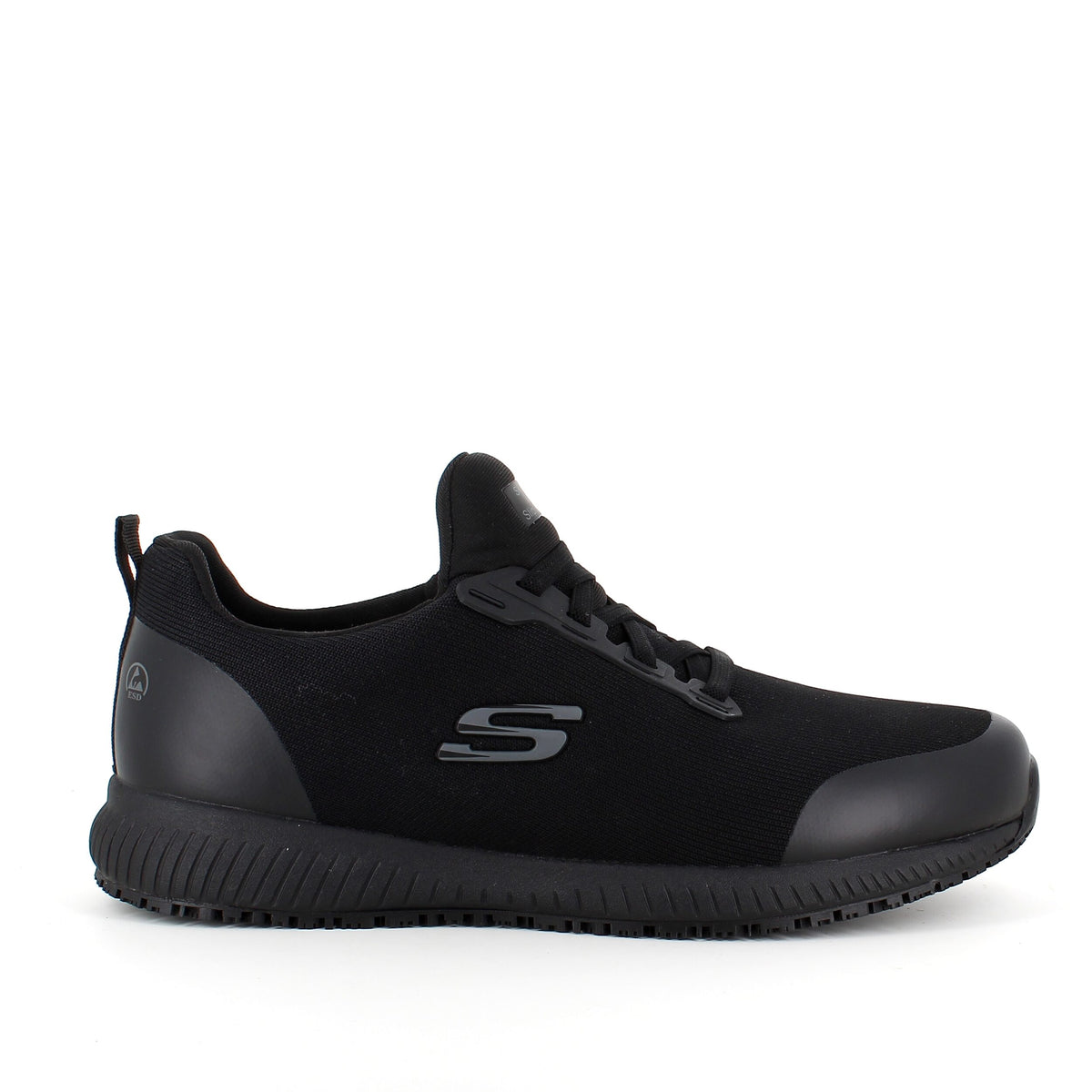 Sort Skechers Work sko med ESD