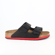 Sort Arizona sandal fra Birkenstock med skridhæmmende sål