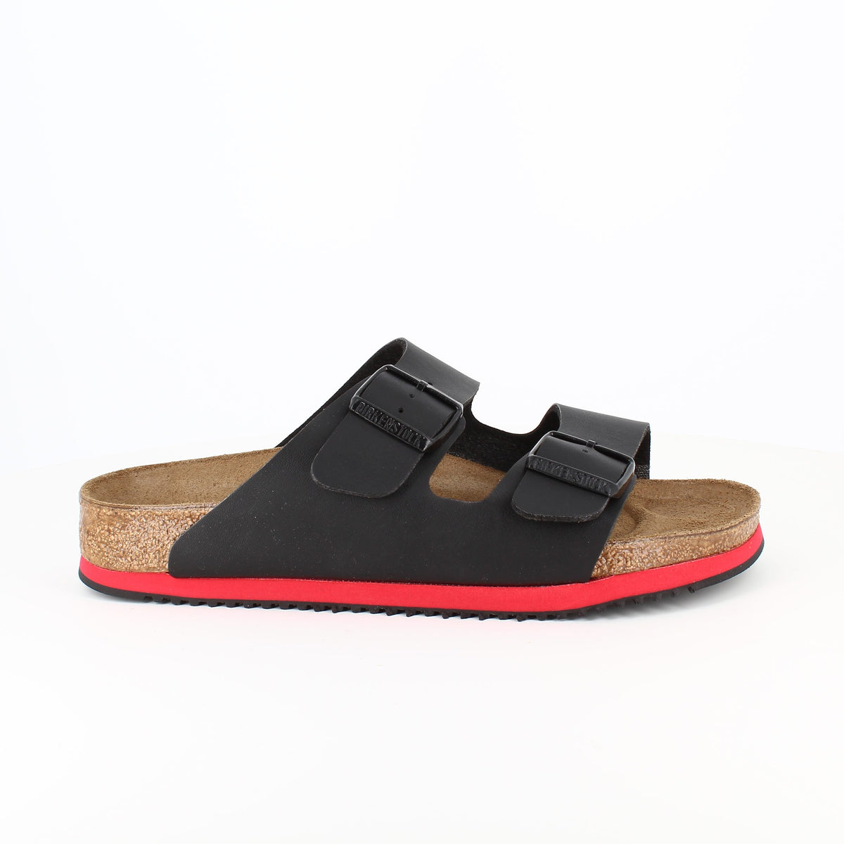Sort Arizona sandal fra Birkenstock med skridhæmmende sål
