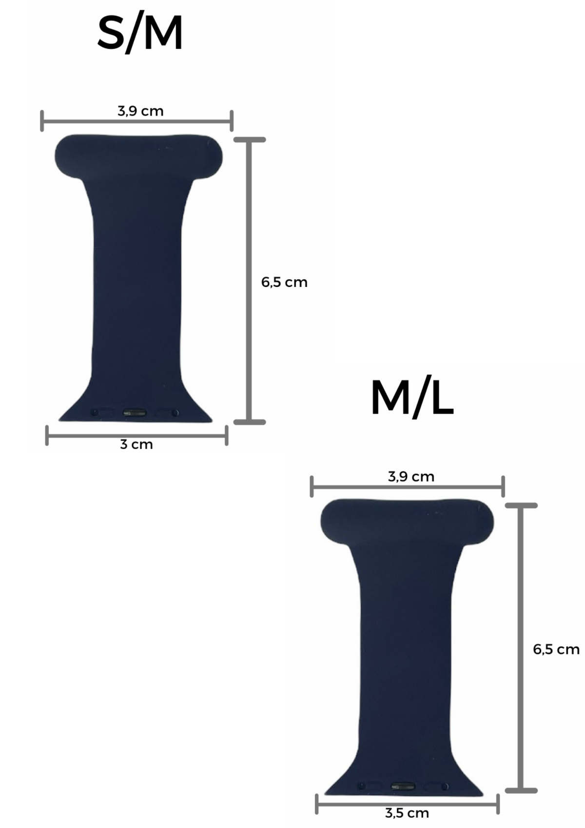 Navy sygepleje silikone rem til Apple Watch