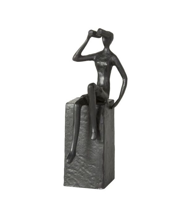 Figur På udkig, 18 cm, fra Speedtsberg