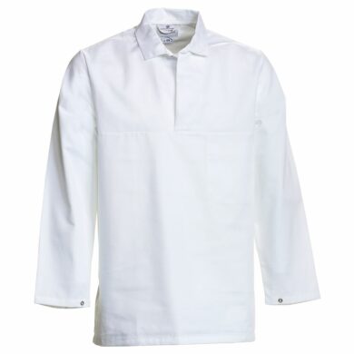 Nybo Hvid Unisex HACCP Busseronne, Justerbar, Vaskbar