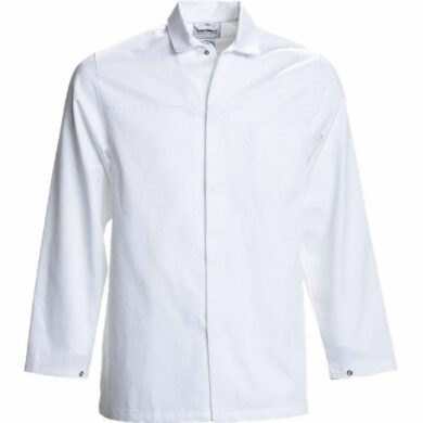 Nybo Hvid Unisex HACCP Jakke, Regulérbare Ærmeåbninger