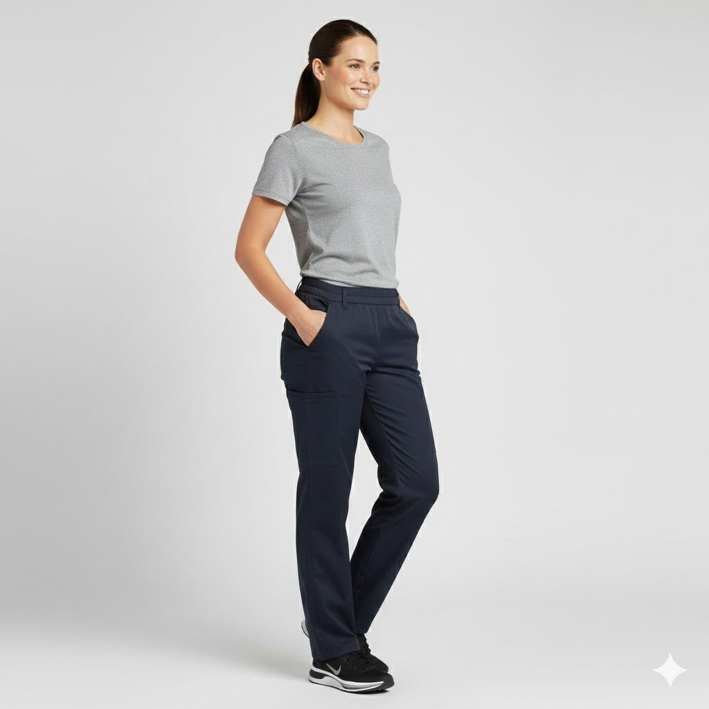 Nybo Navy Unisex Super Cool Jeans, Pull-On, Stretch, Elastisk Talje