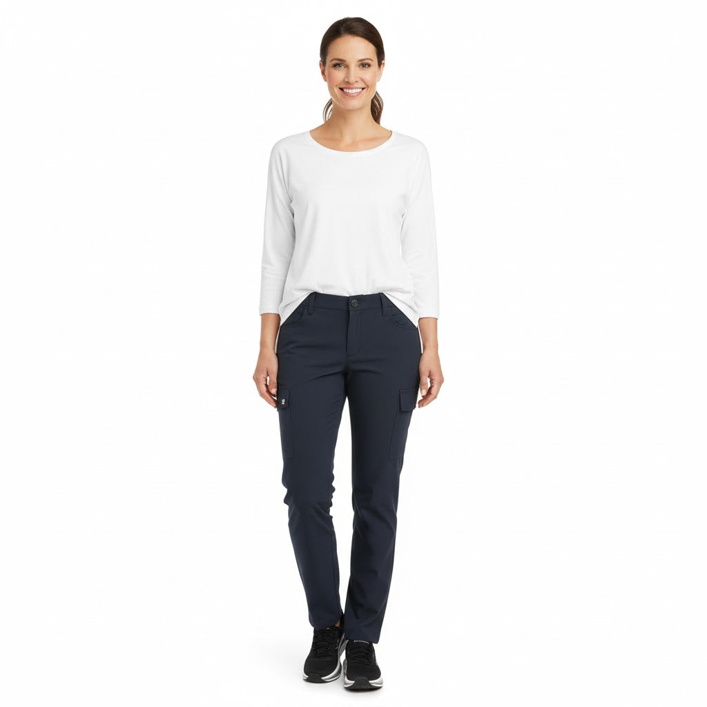 Nybo Navy Dame Sporty T800 Bukser, Stretch, Justerbar, Komfort