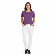 Nybo Hvide Damejeans Harmony, Stretch, Moderne Pasform, Justerbar Elastik