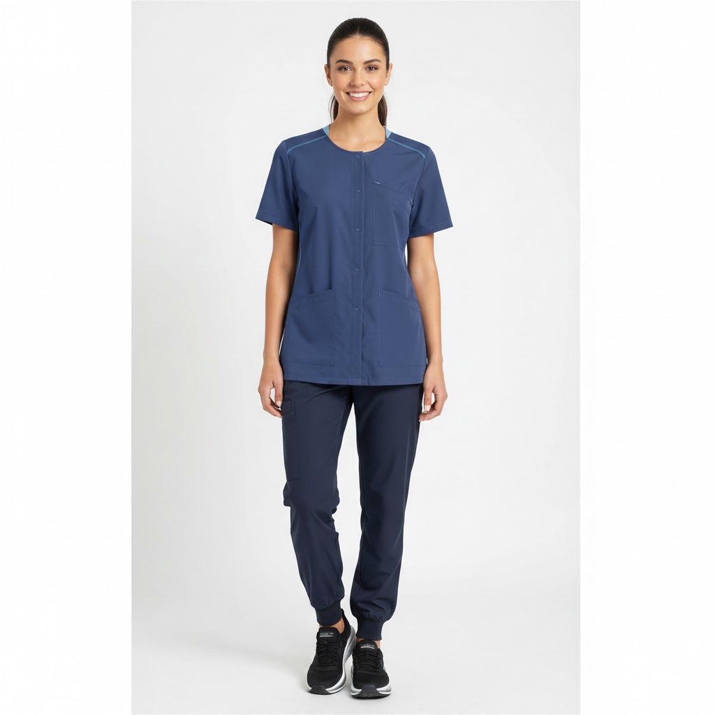Nybo Navy Unisex Super Cool Bukser, Pull-on, Stretch